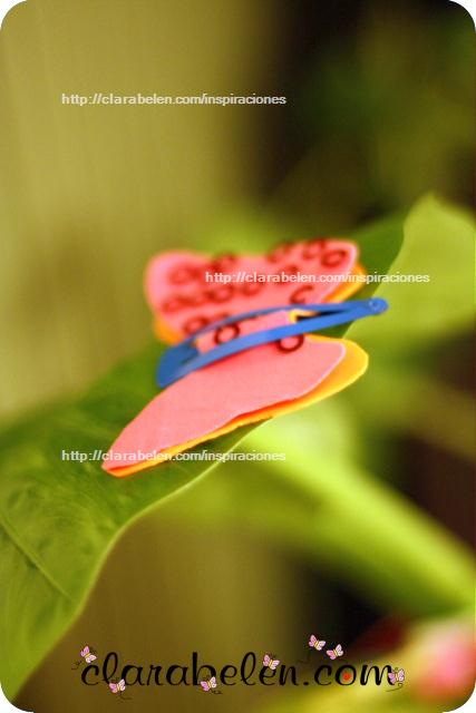 Manualidades niños mariposas y libélulas fáciles de tela o servilletas