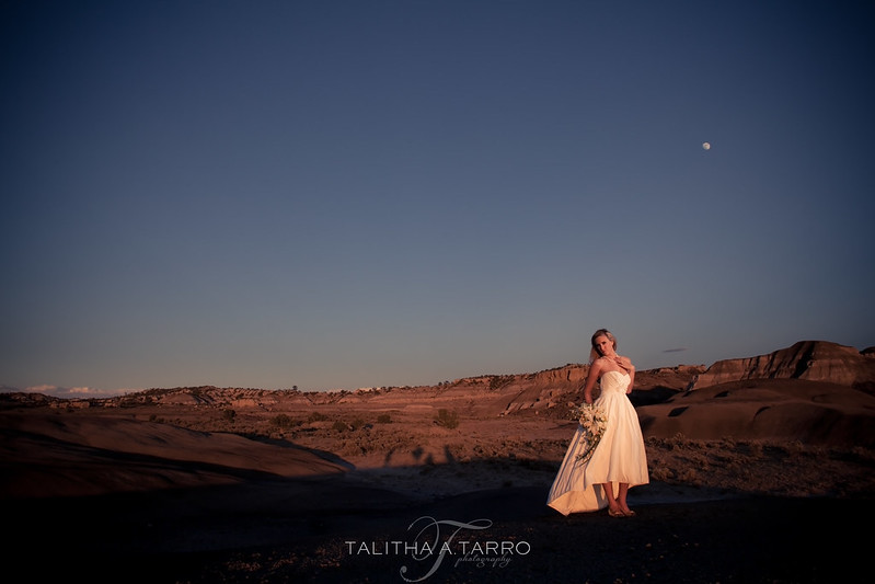 New Mexico Badlands - A Bridal Shoot