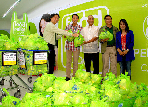 SM Hypermarket Cainta Relief Donations for Rizal