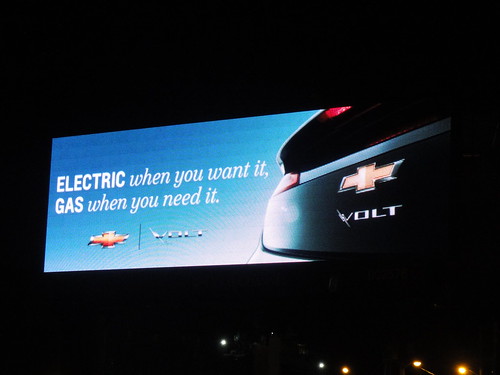Chevy Volt advertisement.