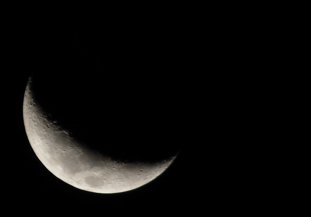 Waxing Crescent Moon 20120822