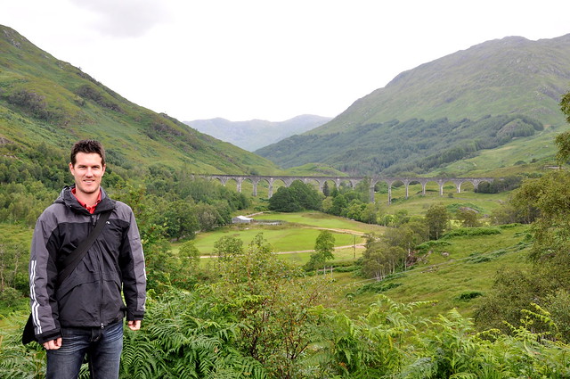 Looking across to the Glenfinnan Viaduct