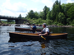 Adirondack canoe co test paddle
