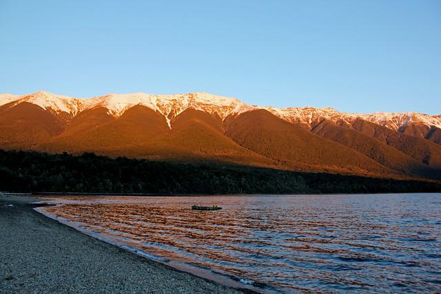 Sunset at Nelson Lakes