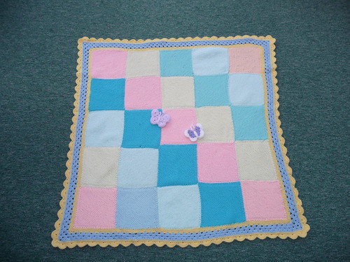Assembled by Sally and the squares were from two Craft Groups here in the UK.