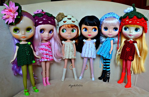 WIP: All in lollipop dresses by ｡•°✿°•MiyukiDollfie•°✿°•｡