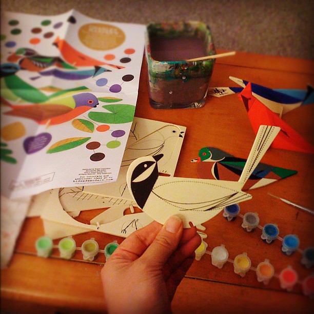 Some late night crafting with #kidmademodern and #charleyharper