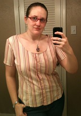 Button-Down Tee Refashion - After