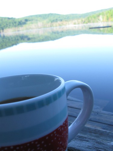 Morning Cuppa on the Dock