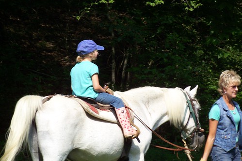 Q6 on her horse