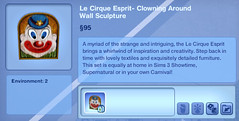 Le Cirque Esprit- Clowning Around Wall Sculpture
