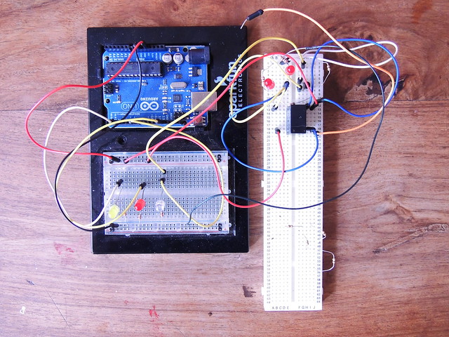 Arduino and lip-sync relay circuit