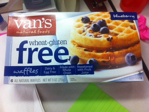 BTW Van's makes REALLY GOOD wheat/gluten free waffles.