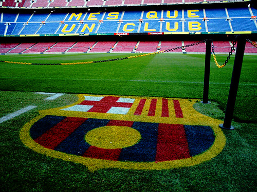 Football Pitch, Camp Nou, Barcelona