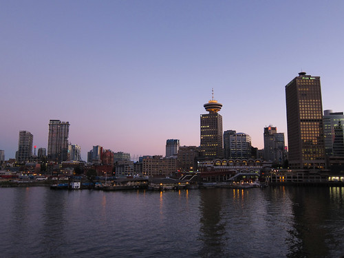 Vancouver skyline @ sunset