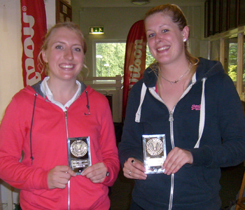 Bolton Badminton League Handicap Tournament 2012 Ladies Doubles Runners-up: Laura Bradley and Emma Greenwood