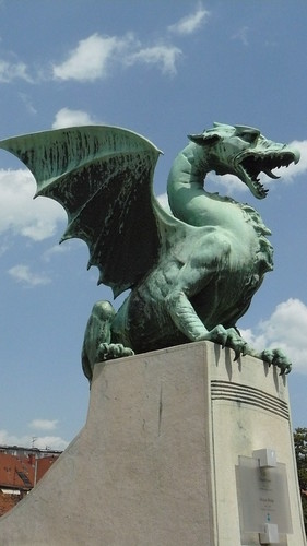 Dragon Bridge, Ljubljana, Slovenia