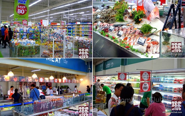 SM Hypermarket Sections