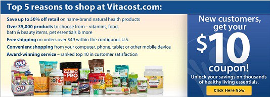 Vitacost-Credit