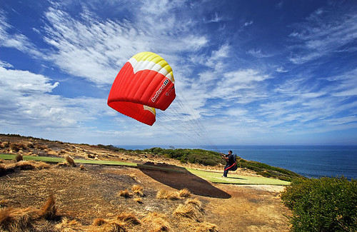 Paraglider at Torquay, Victoria, Australia IMG_5389_Torquay