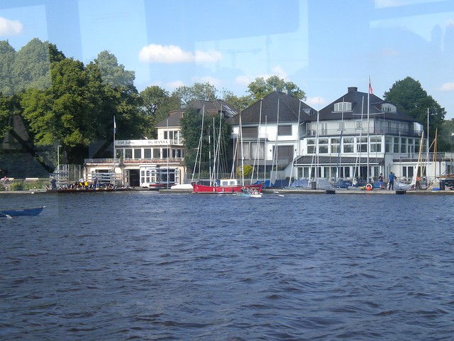 Houses seen from Binnenalster, Hamburg