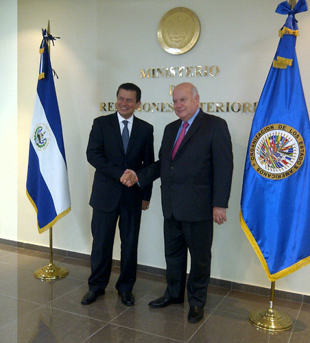 El Secretario General de la OEA se reunió con el Canciller de El Salvador