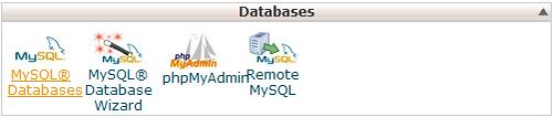 Mysql Database in the Arvixe cPanel