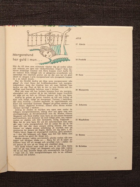 Evas kalender juli 1963