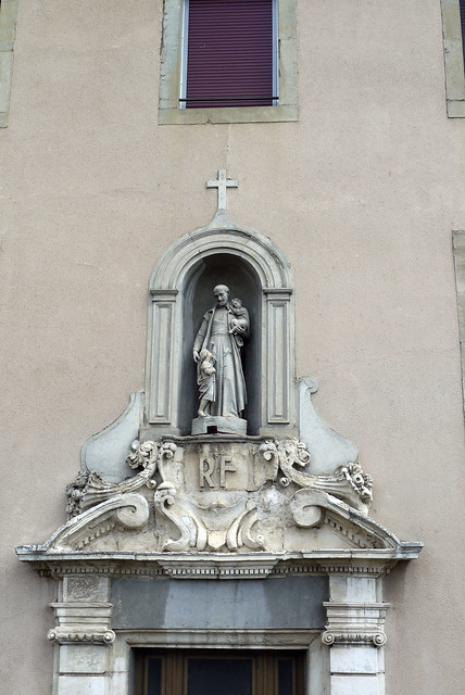 Statue and Cross