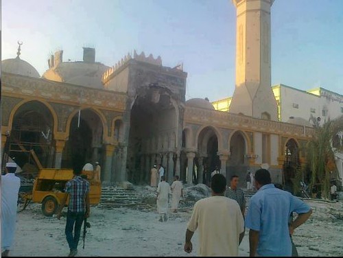 Rebels in Libya destroy religious shrines. The rebels are divided and obviously there is no real authority in the country in the aftermath of US-backed regime change against Gaddadi. by Pan-African News Wire File Photos