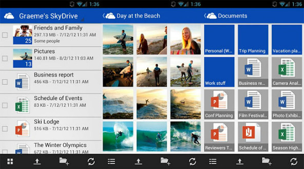 SkyDrive_Android_app