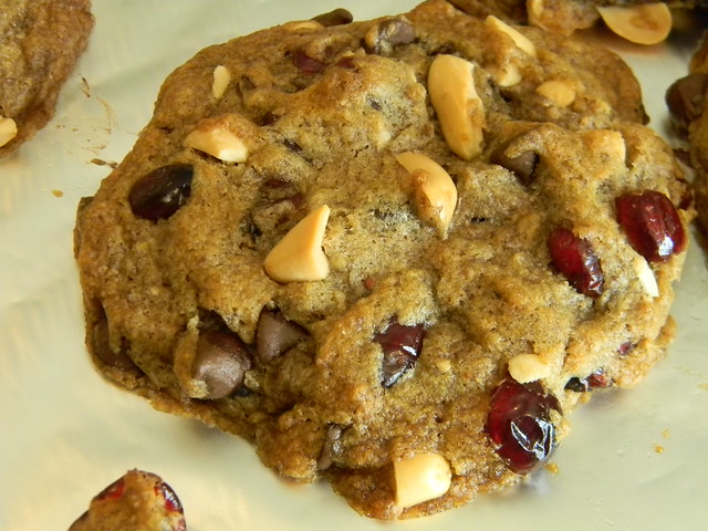 Carob and Cranberry Cookies (with Optional Peanut Crunch!)
