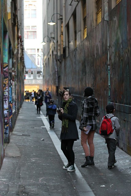 Tourists -Melbourne Street Art