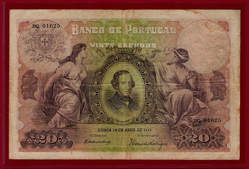 20 escudos note