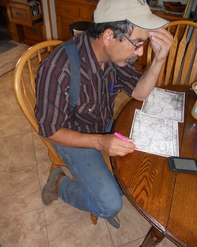Dad scouting route