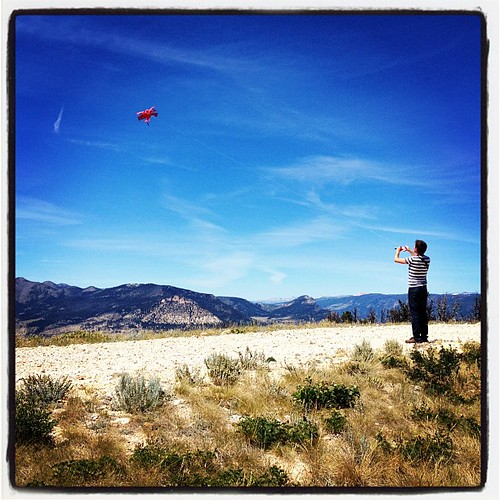 Kite-flying Boy