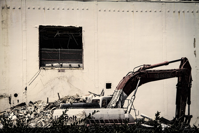 Downey Studios demolition