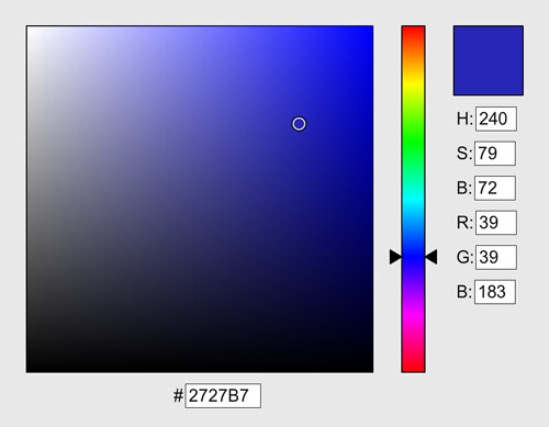 Color Picker UI Elements