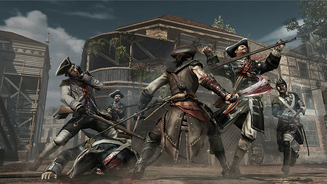 Assassin's Creed III : Liberation - Combats contre plusieurs ennemis