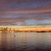 Boston skyline at sunset 8/21/12 posted by imcndbl to Flickr
