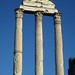 The remains of the Temple of Castor and Pollux