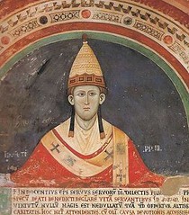 a painting of Pope Innocent III