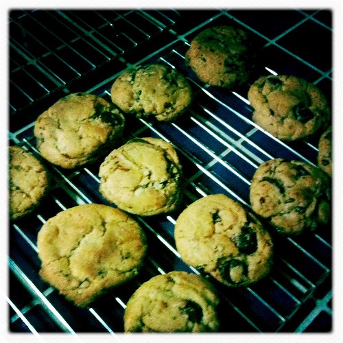 Late night cookie baking