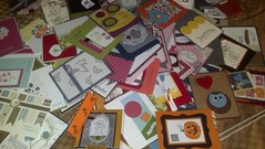My jumbo pile of swaps from @stampinup #convention2012