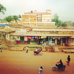 Hotel view in Gulu.