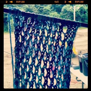 Getting my knit on at the track #knitting #racing #legends #crafting #yarn #create #scarf