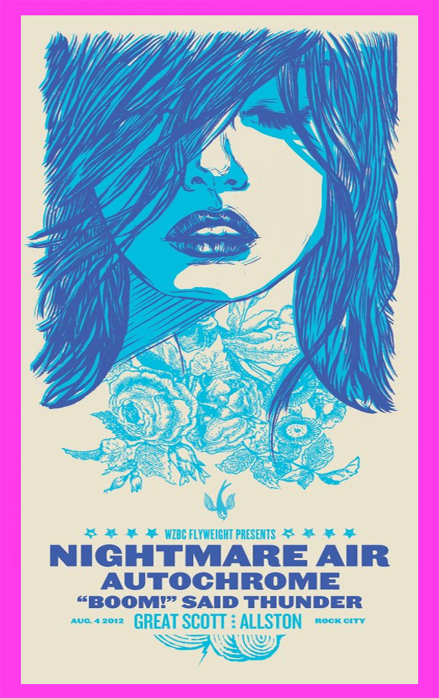 Autochrome with Nightmare Air, Boom Said Thunder, Great Scott, Boston, Aug. 4