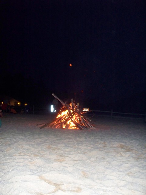 Bonfire on the Beach at Holliday Lake State Park