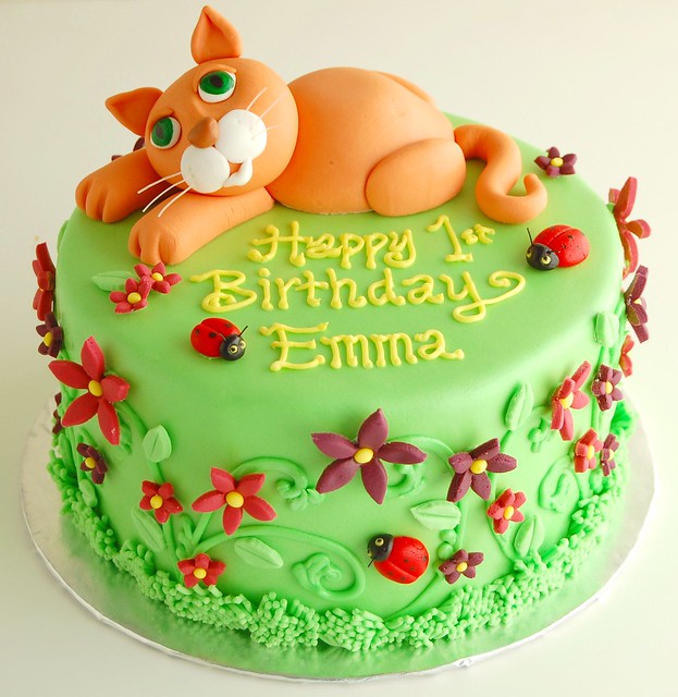 Emma's Kitty Cat Birthday Cake