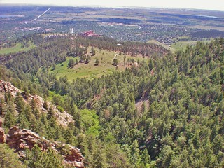 View of NCAR from Stairway to Heaven